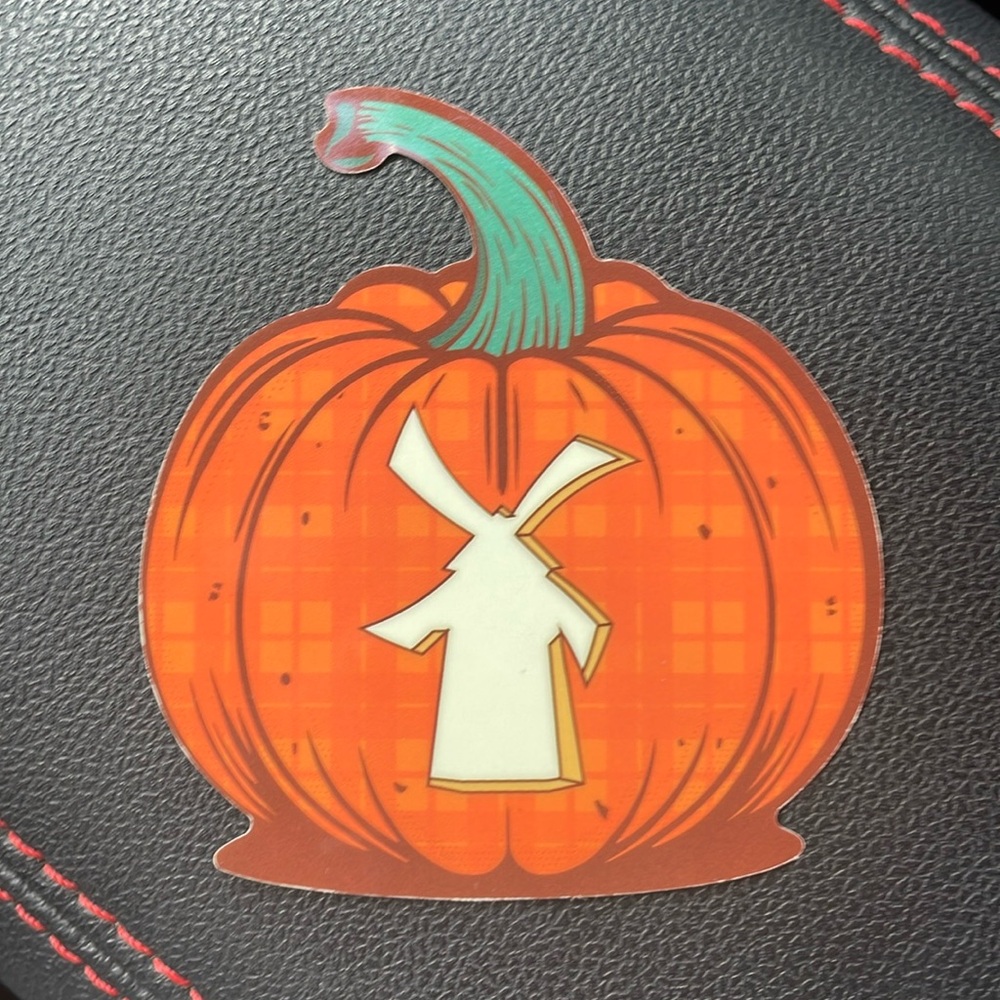 Dutch Bros First Day of Fall glow in the dark pumpkin sticker!!!